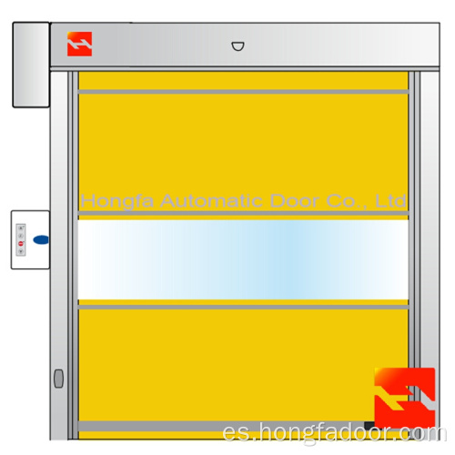 puertas de persiana enrollables de seguridad eléctrica